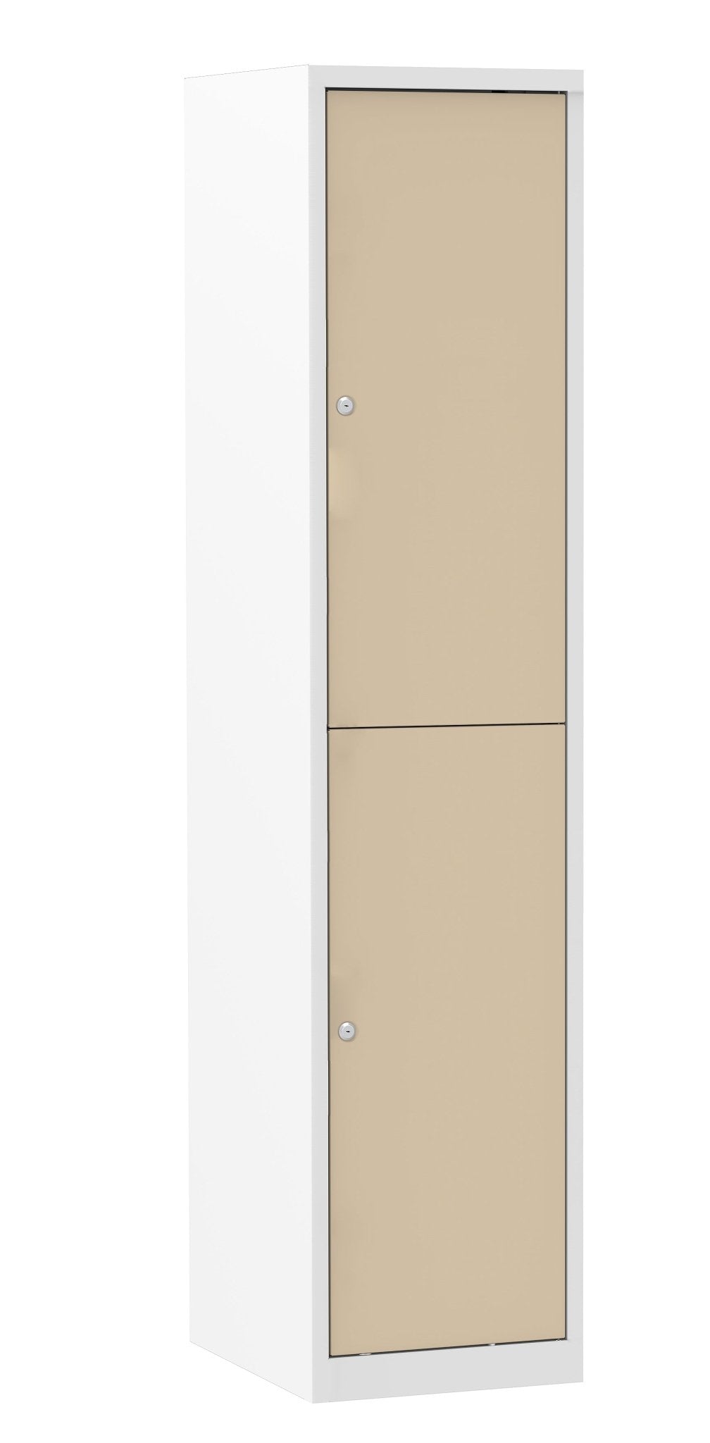 Garderobekast VH Multi-color 180-1.2 met cilinderslot in RAL 9010-RAL1015