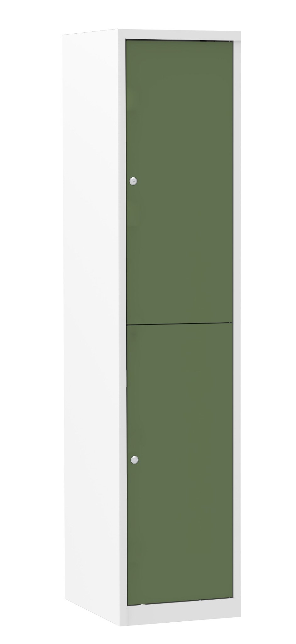 Garderobekast VH Multi-color 180-1.2 cilinderslot 9010 met groene deuren