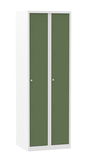 Multi-color garderobekast van Ceha Europe met groene deuren