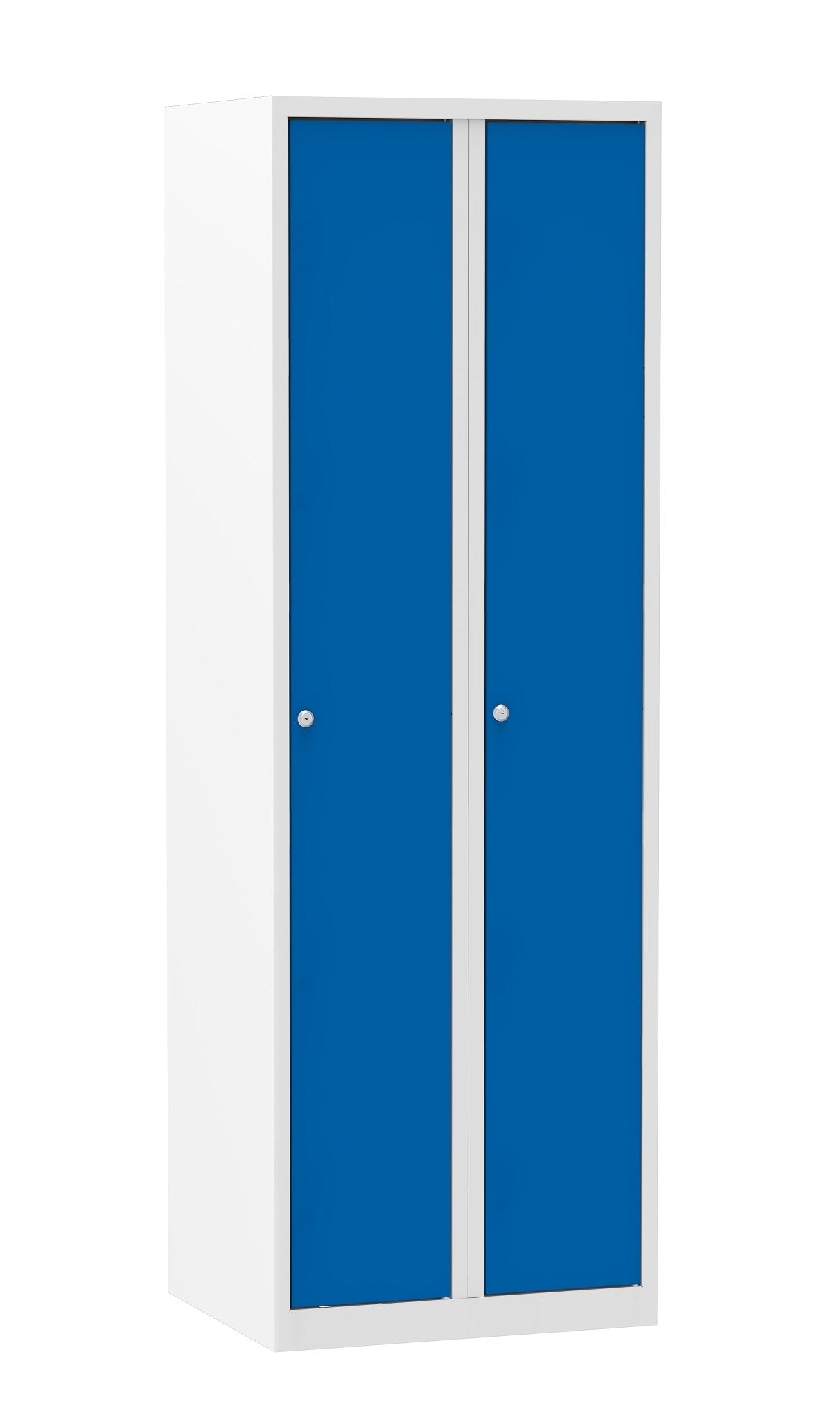 Wit blauwe garderobekast