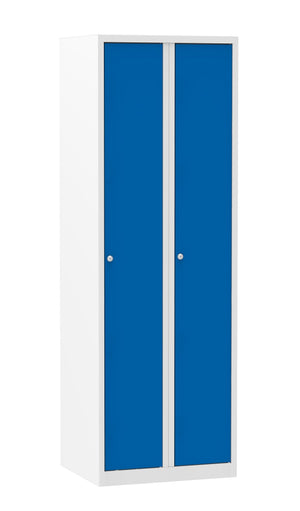 Wit blauwe garderobekast