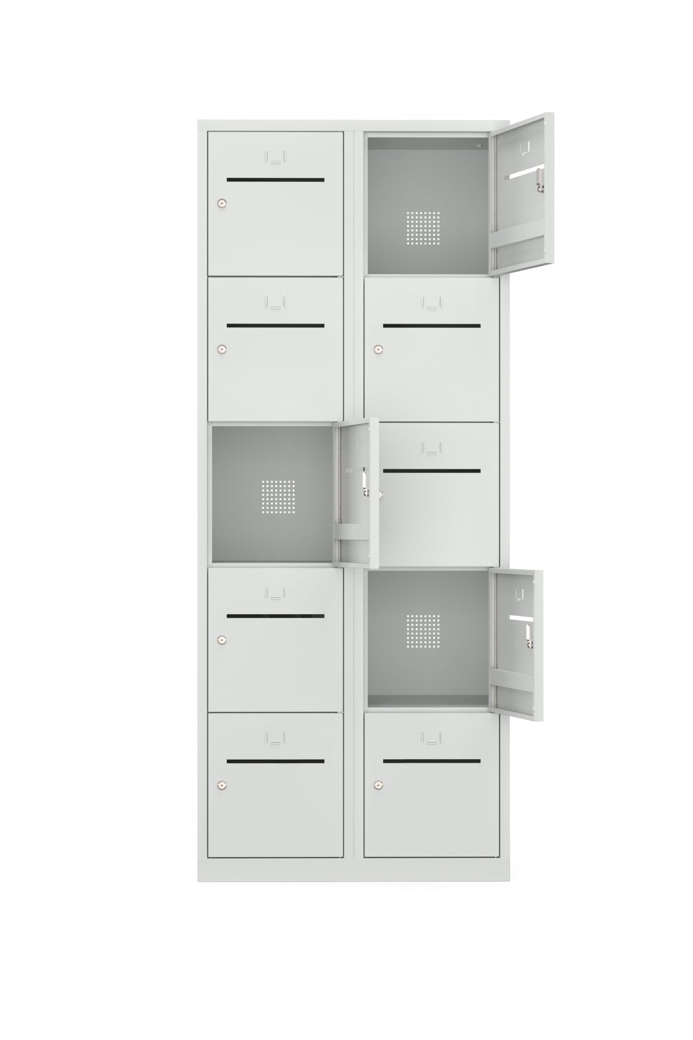 Open deuren van de PHTB helmkast