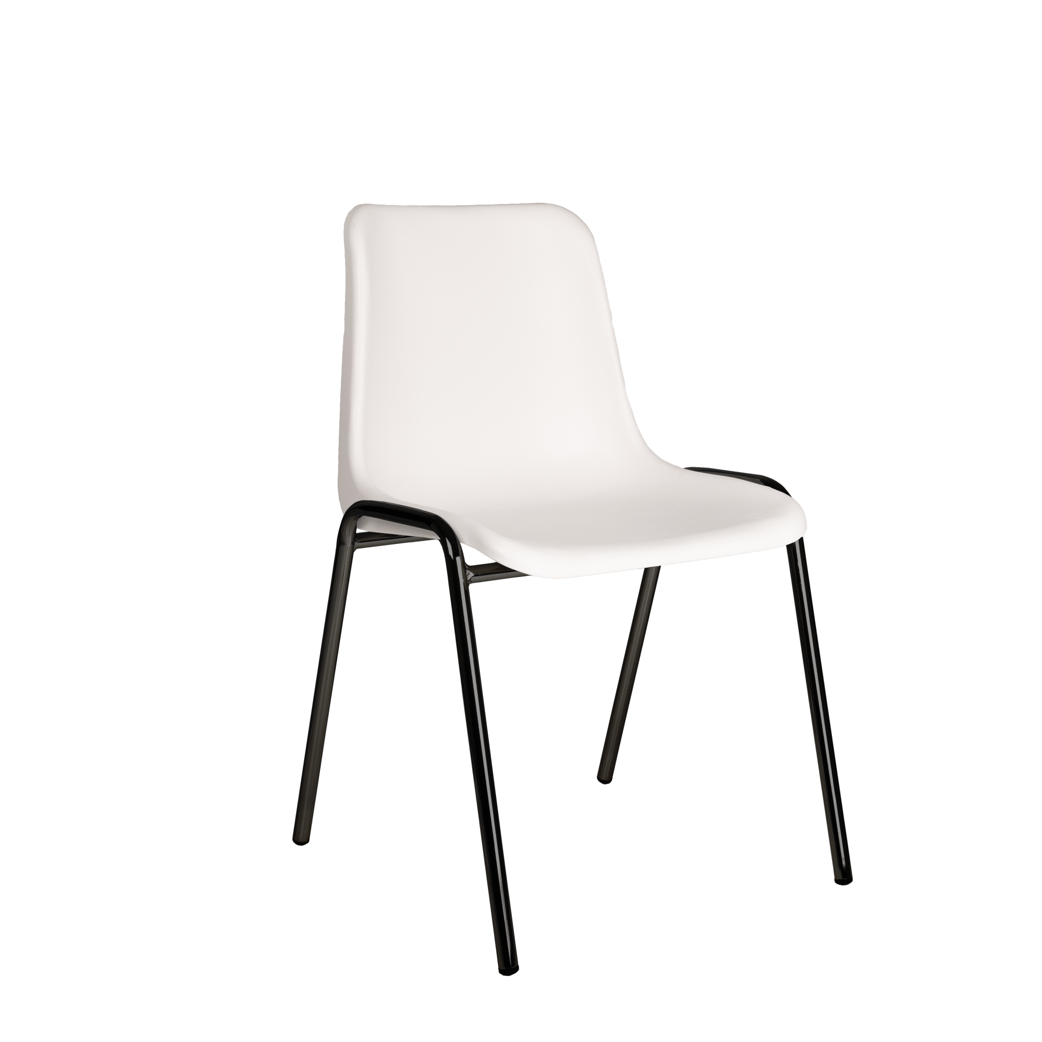 Kantinestoel Nina Zwart/Wit van Ceha Europe