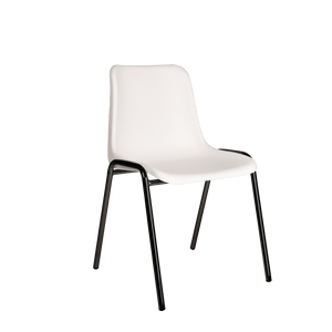 Kantinestoel Nina Zwart/Wit van Ceha Europe