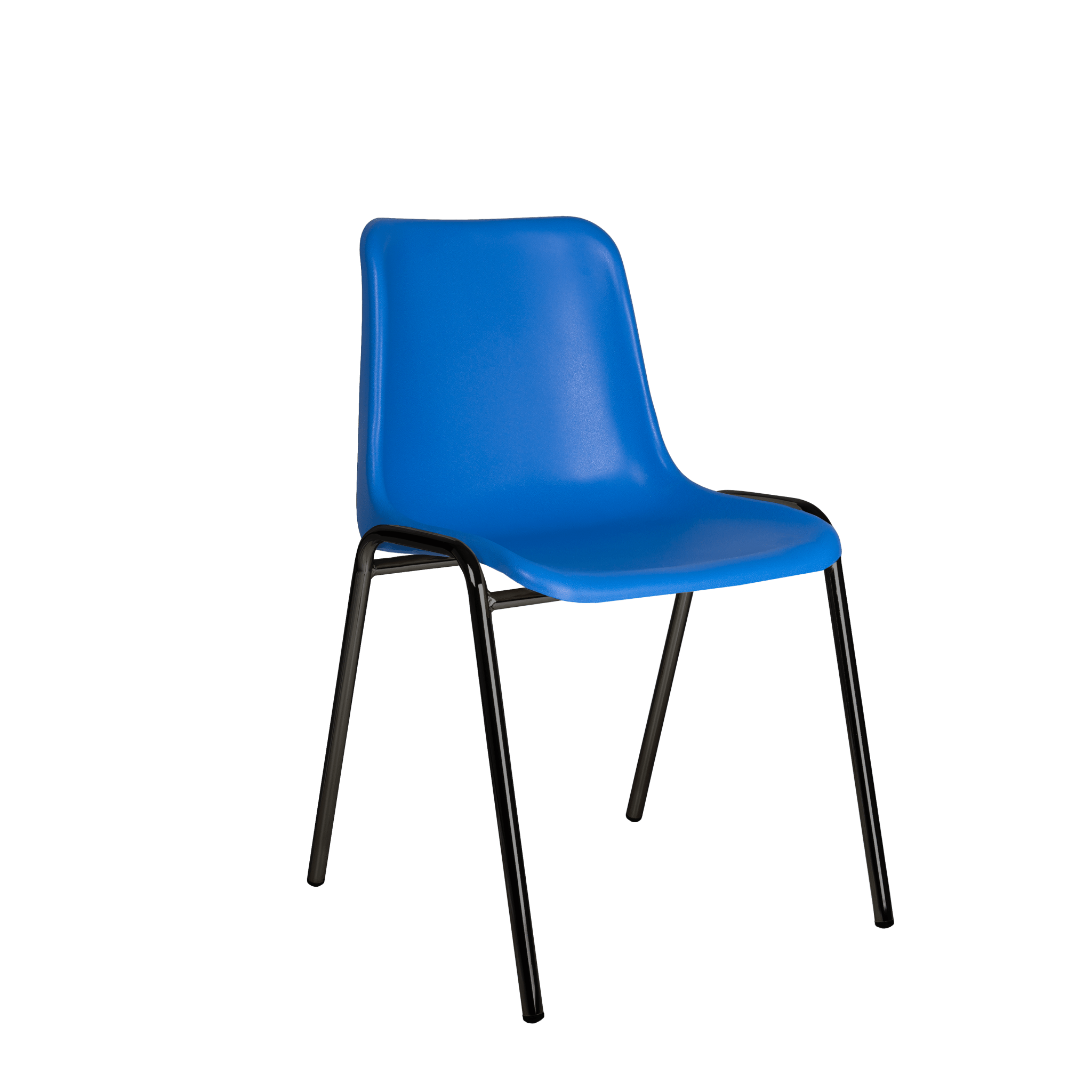 Kantinestoel Nina blauw/zwart van Ceha Europe