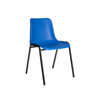 Kantinestoel Nina blauw/zwart van Ceha Europe