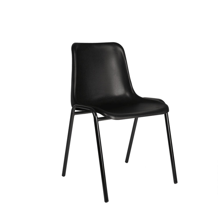 Zwarte Nina kantinestoel van Ceha Europe