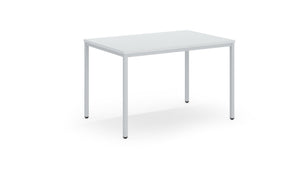 Kantinetafel PM 120x80 met wit blad en wit frame