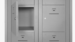 Kledinguitgiftekast JGR 195-2.10 in lichtgrijs