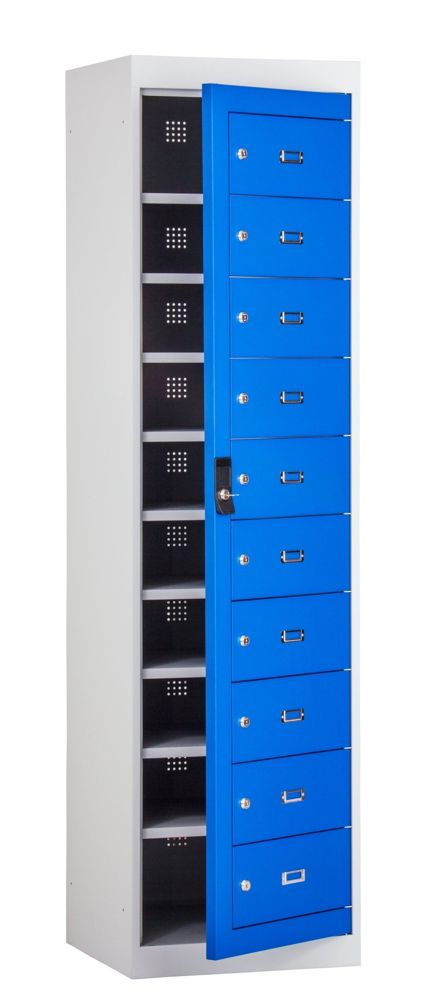 Kledingdistributiekast grijs/blauw Ceha Europe