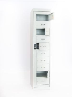 Laptoplocker met centrale overdeur