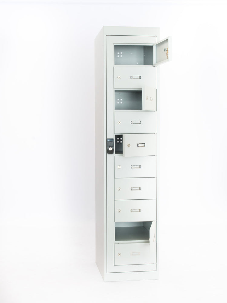 Laptoplocker met centrale overdeur