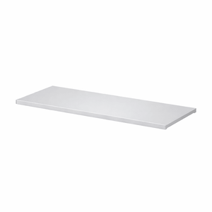 Aluminiumkleurig legbord 180 cm