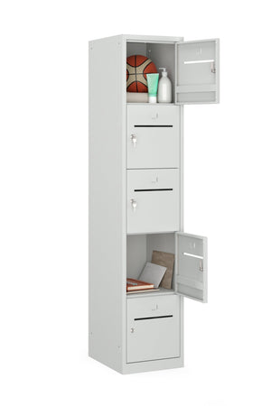 Helmkast PHTB 195‑1.5 in RAL 7035  met 5 deuren