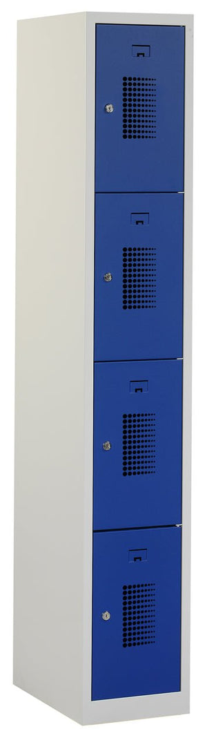 Grijs blauwe premium locker 180-1.4 met valgrendelslot