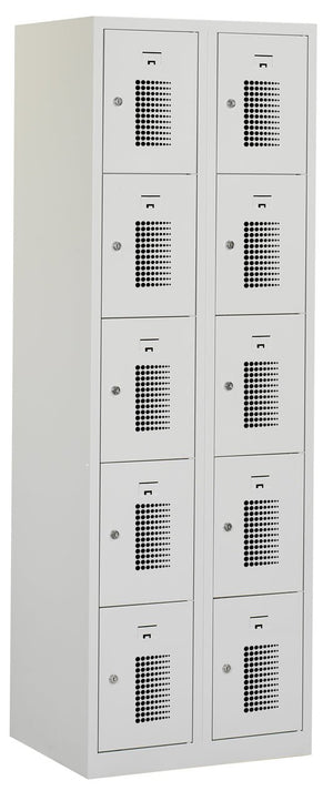 Locker NH 180-2.10 met valgrendelslot in RAL7035