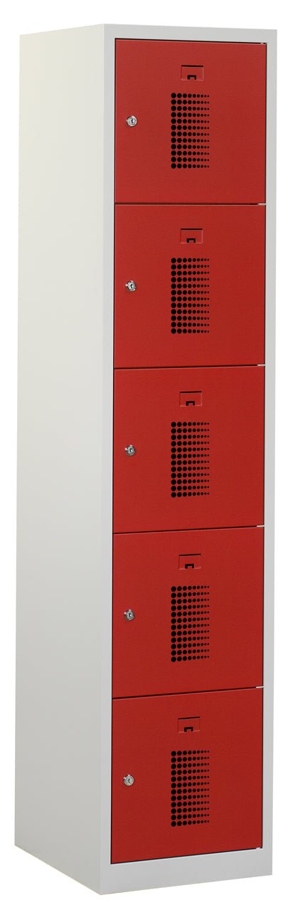 Locker NHT 180-1.5 valgrendelslot RAL7035/RAL3000 van Ceha Europe 