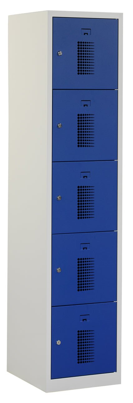 Locker NHT 180-1.5 valgrendelslot RAL7035/RAL5010 van Ceha Europe