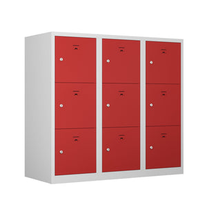 Rood grijze PHT locker 