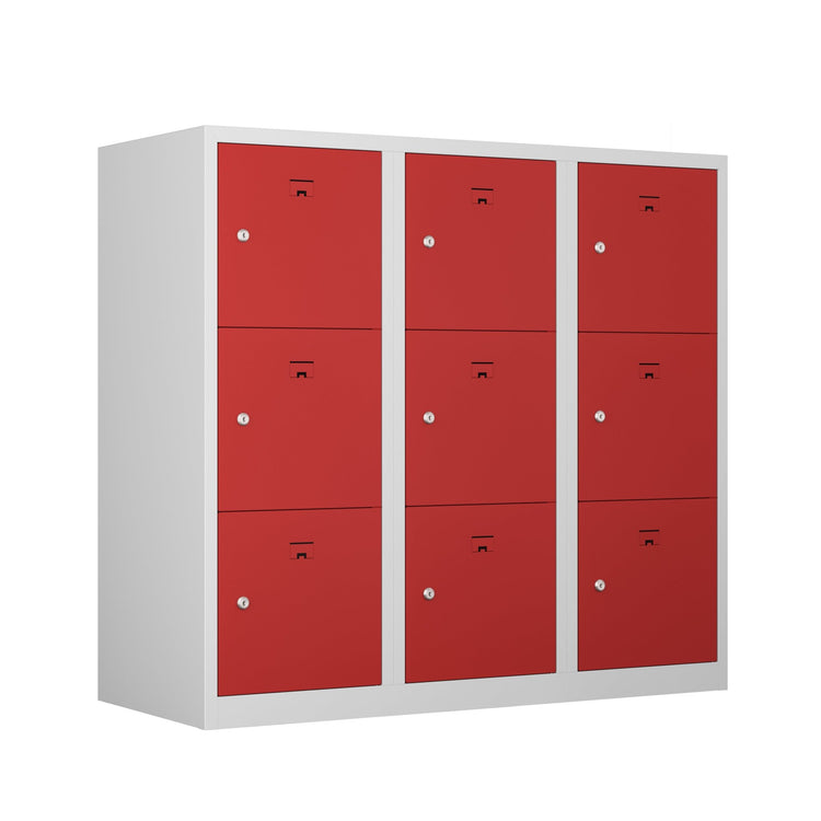 Rood grijze PHT locker 