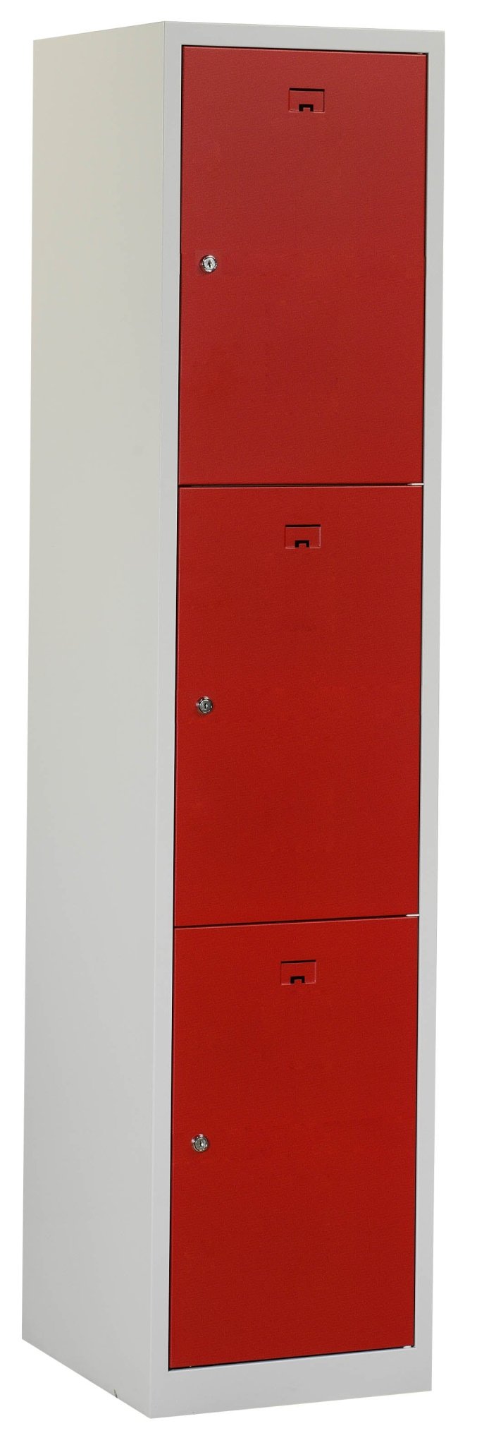 Premium locker met valgrendelslot in RAL7035/RAl3000