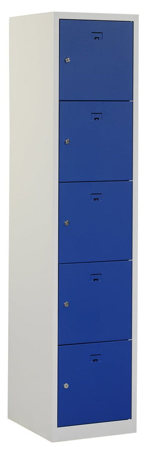 Premium locker PHT 180-1.5 met valgrendelslot in RAL7035/RAL5010