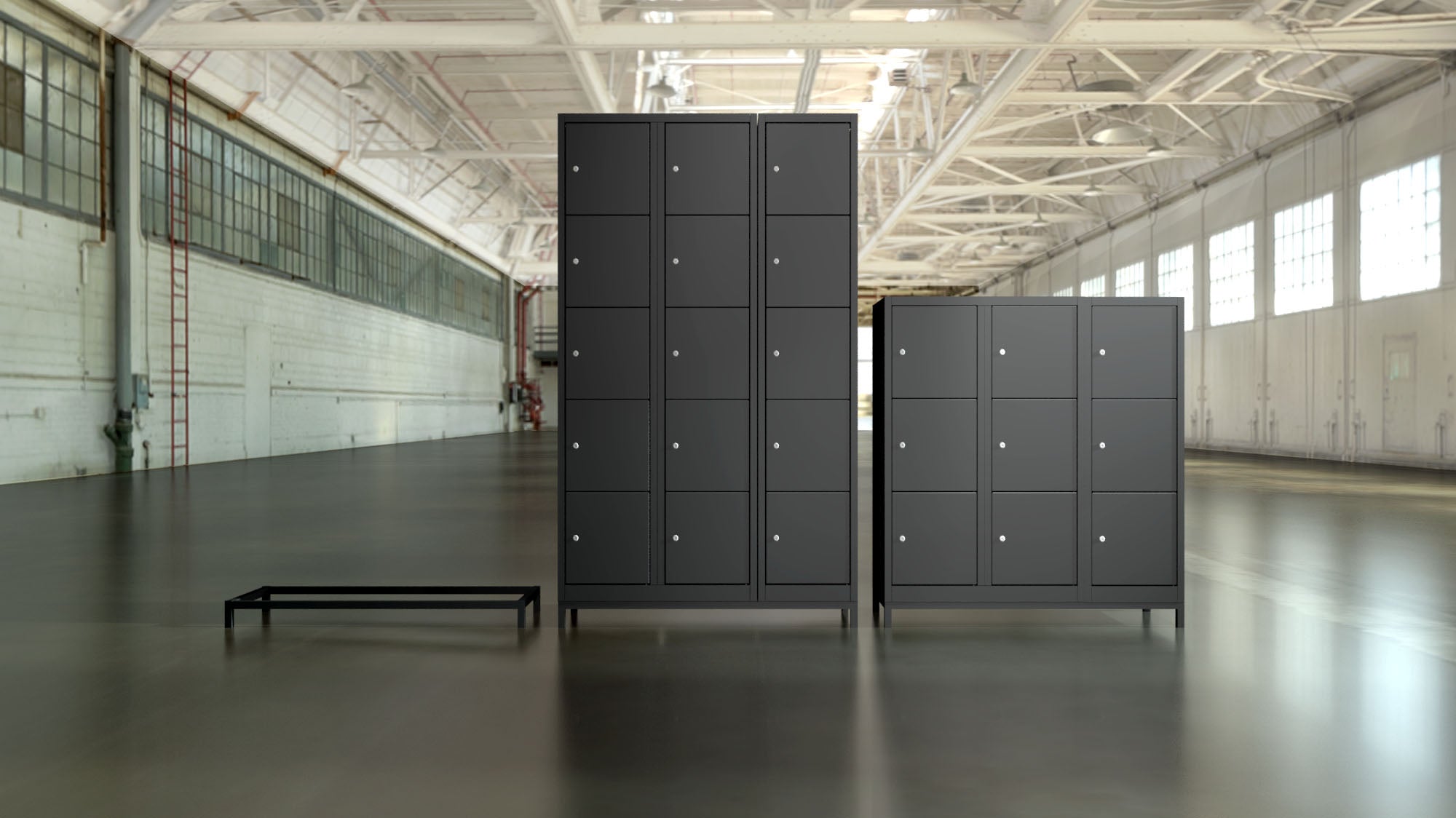 Darkline VH locker 111-1.3 in RAL7021 van Ceha Europe