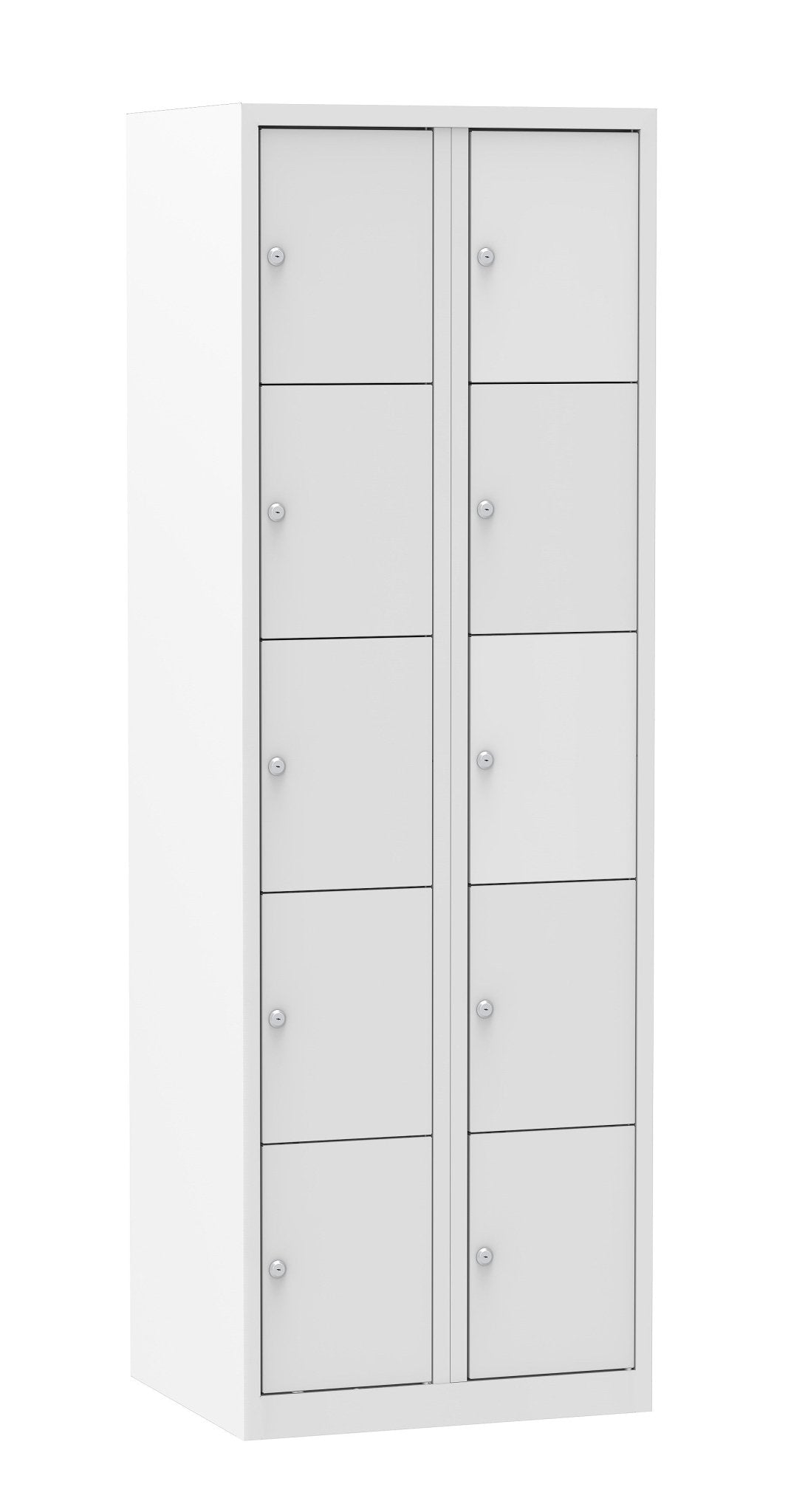 Witte multi-color locker met valgrendelslot van Ceha Europe