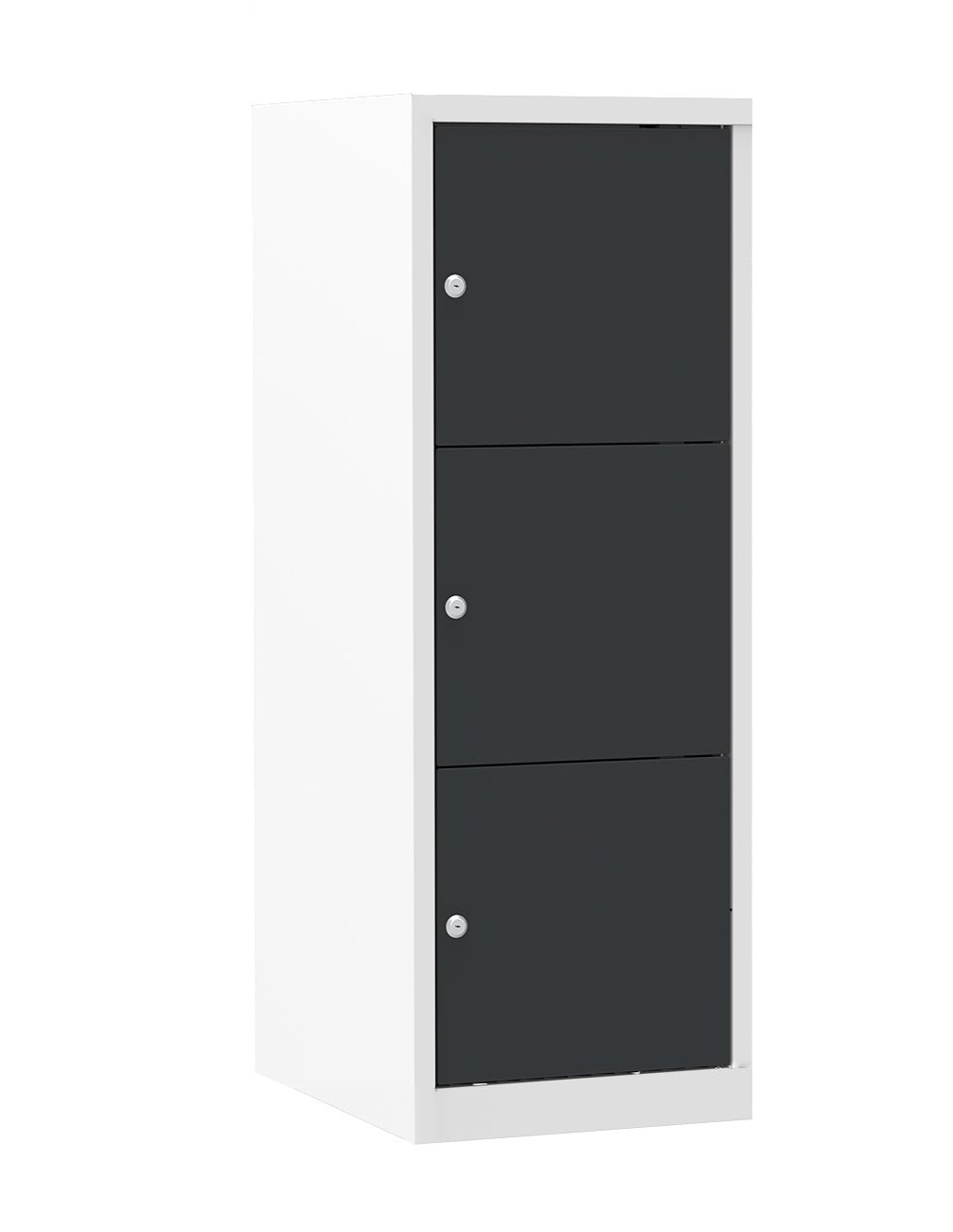 Locker VHT Multi-color 111-1.3 cilinderslot 9010 met zwarte deuren