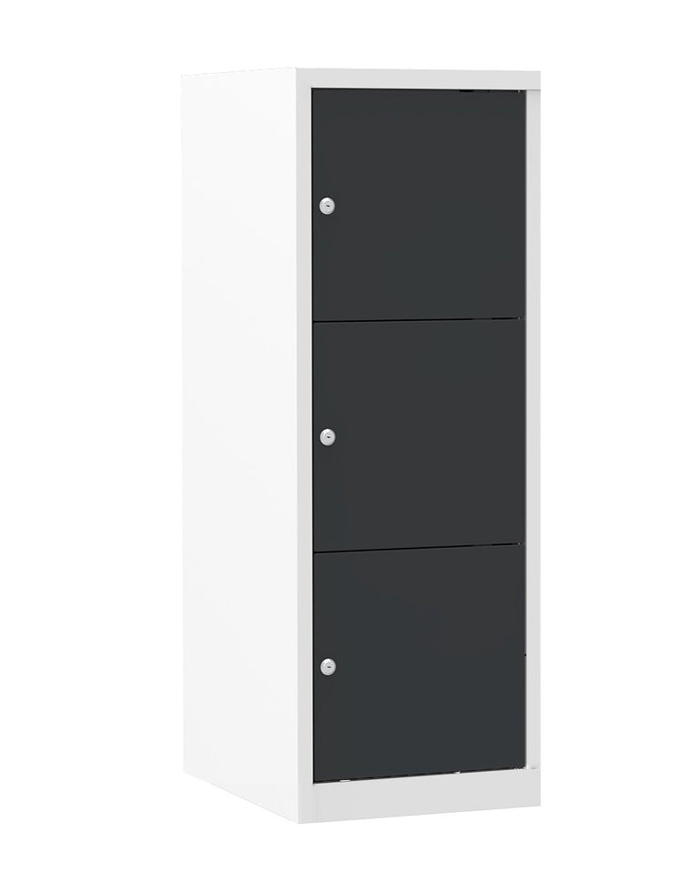 Locker VHT Multi-color 111-1.3 cilinderslot 9010 met zwarte deuren