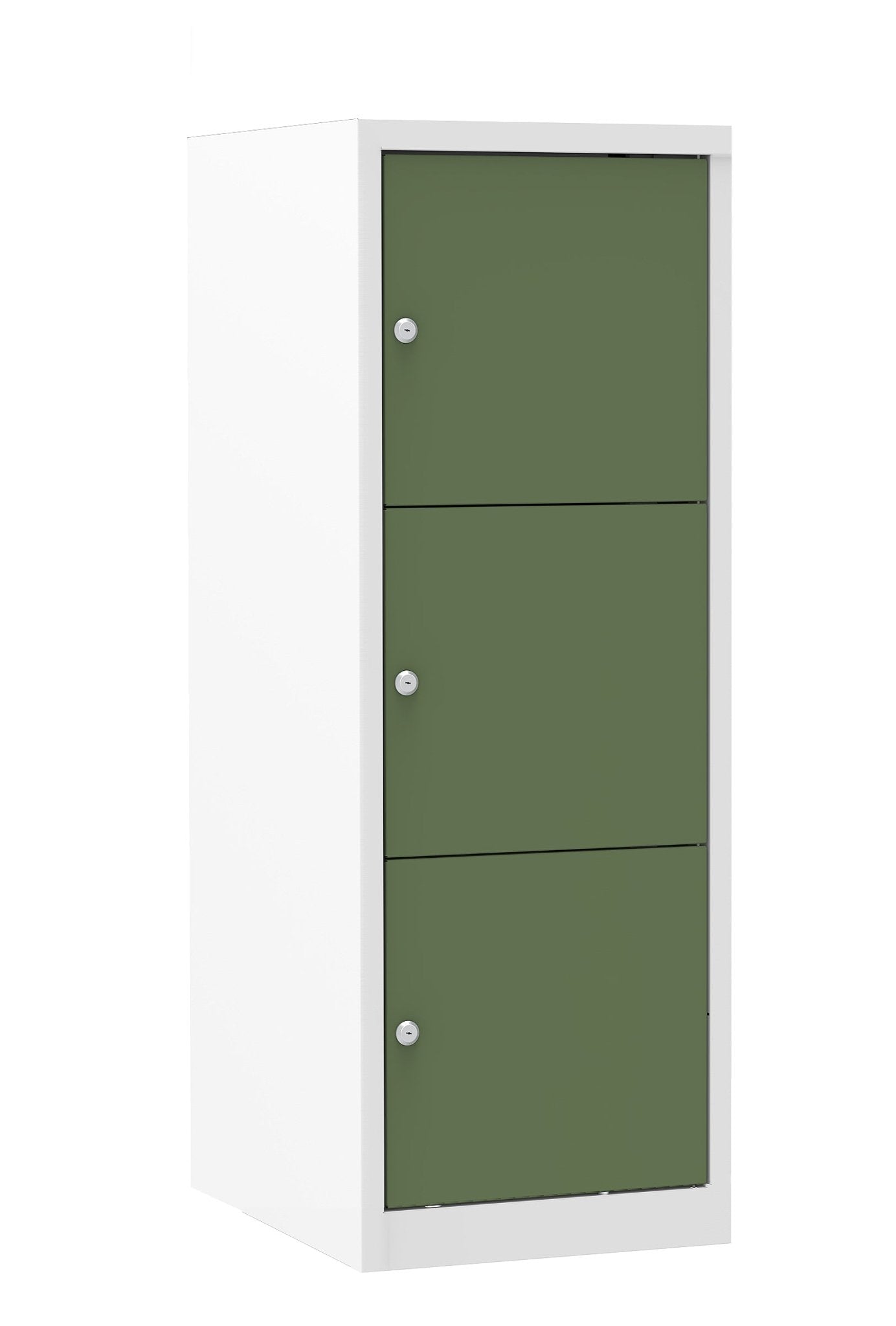 Locker VHT Multi-color 111-1.3 cilinderslot wit met groene deuren
