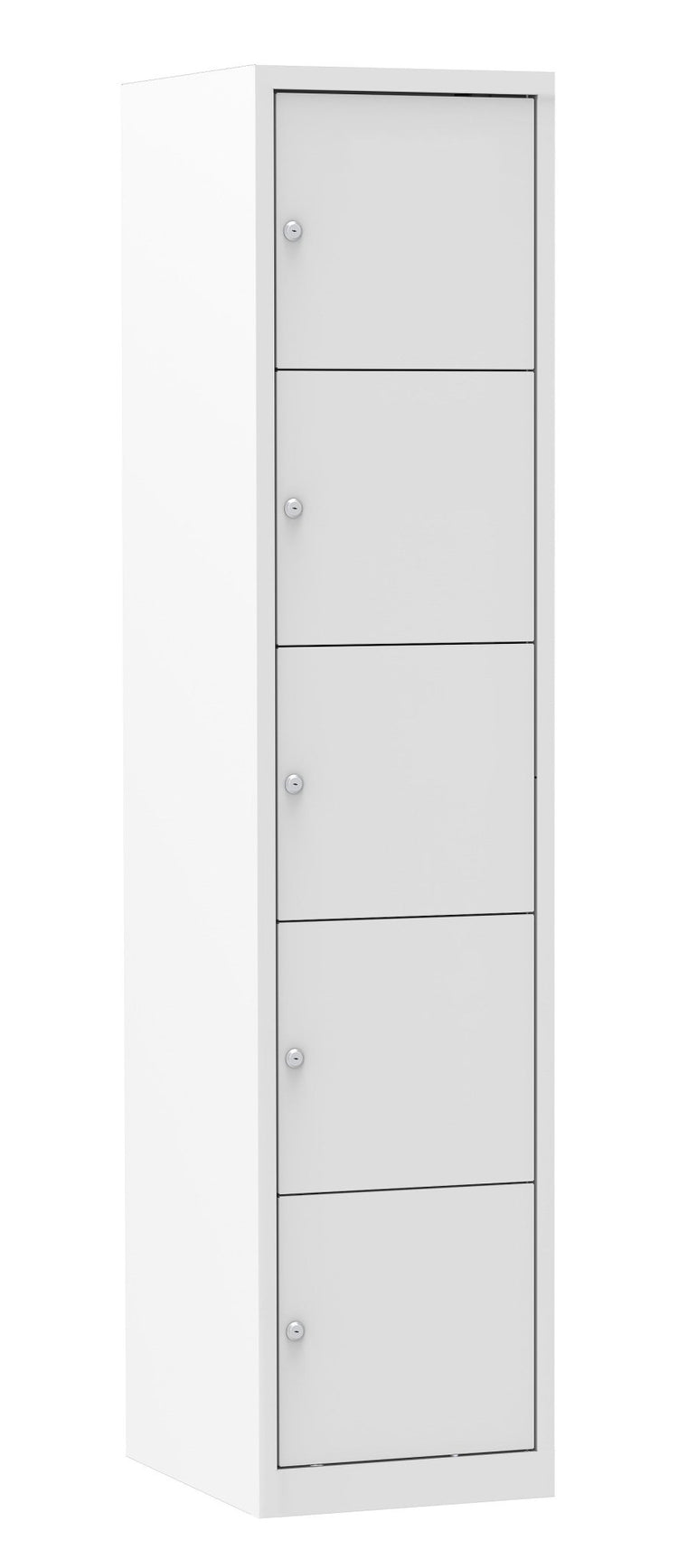 Stevige locker met vijf afsluitbare vakken