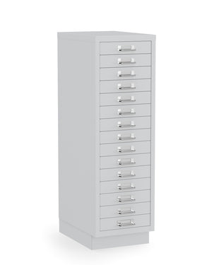 Meerladekast OCH 15 laden 92×28×42 cm in kleur RAL7035