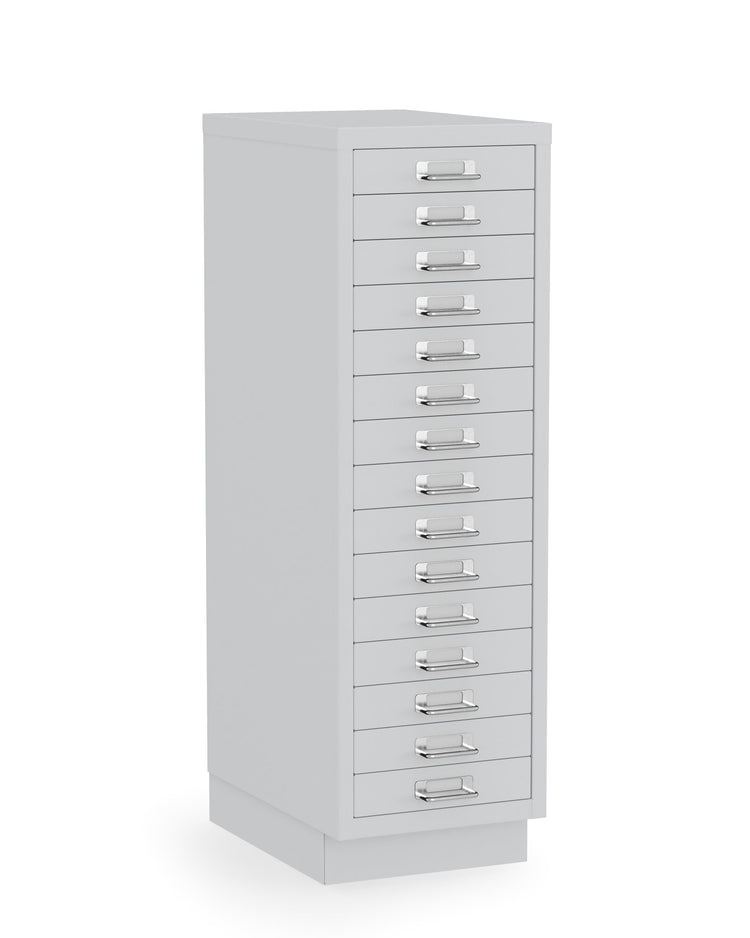 Meerladekast OCH 15 laden 92×28×42 cm in kleur RAL7035