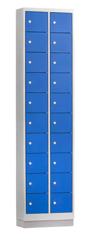 Mini locker ML 180-2.20 cilinderslot 7035/5010