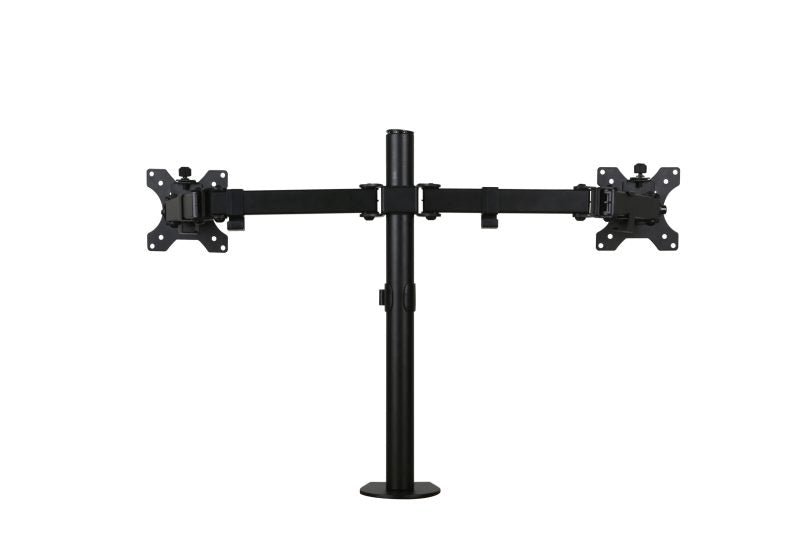 Monitorarm Focus dubbel Zwart