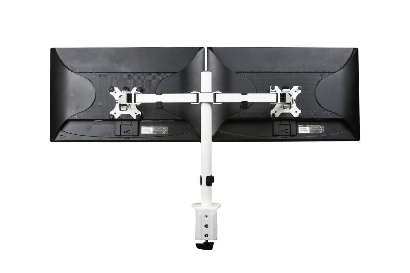 Monitorarm Focus dubbel Wit