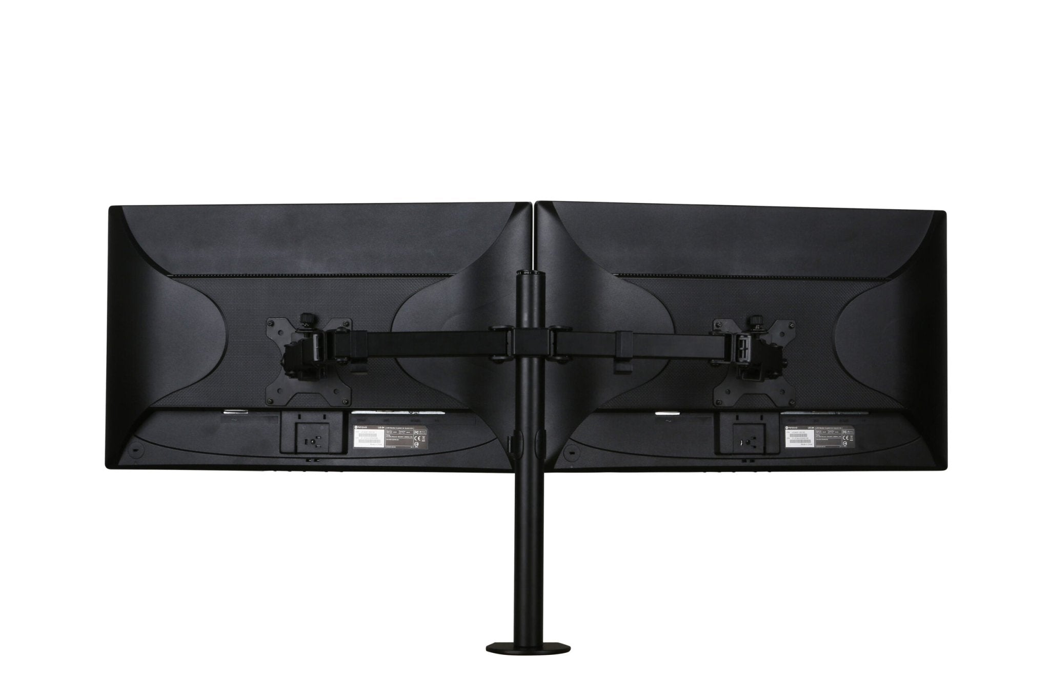 Monitorarm Focus dubbel Zwart