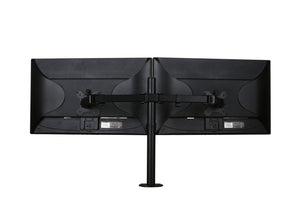 Monitorarm Focus dubbel Zwart