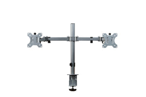 Monitorarm Focus dubbel Zilver met VESA Quick Release