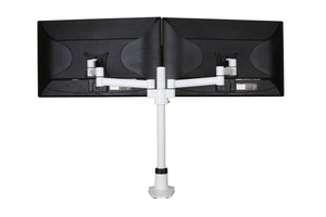 Monitorarm Skylon dubbel Zilver