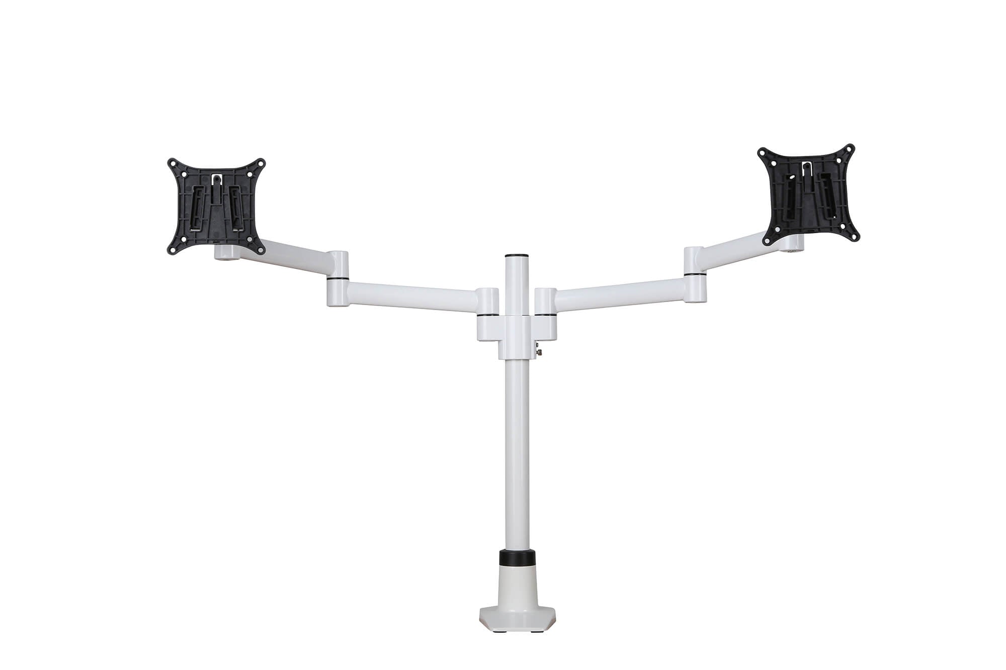 Verstelbare monitorarm Skylon dubbel zilver