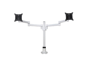 Verstelbare monitorarm Skylon dubbel zilver