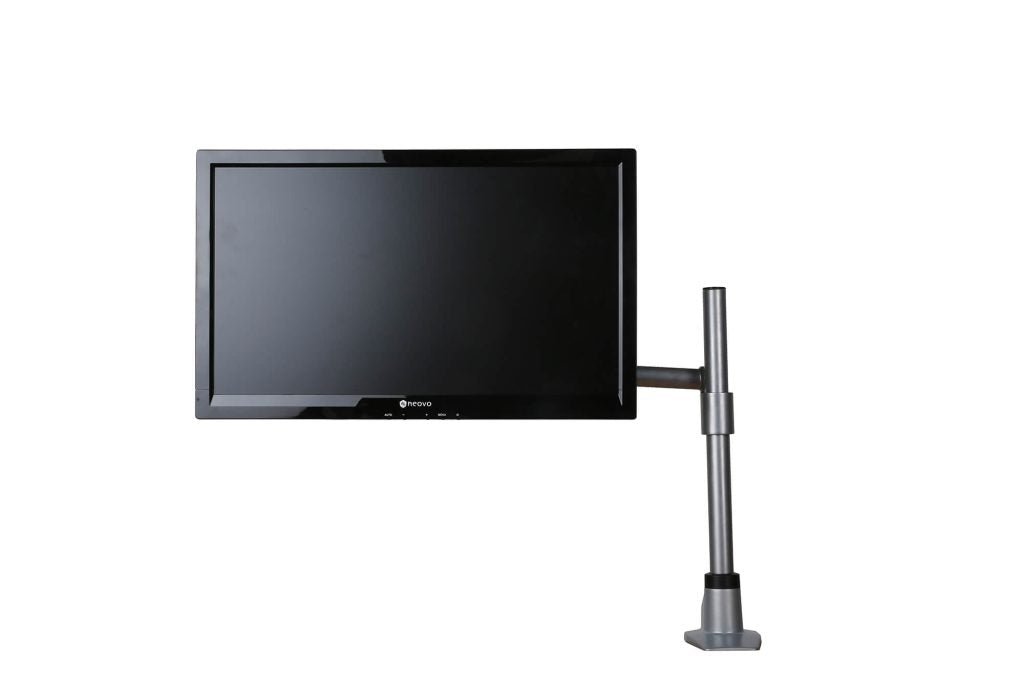 Skylon zilveren monitorarm voor 1 computerscherm