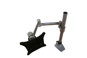 Enkel bureauschermarm zilver