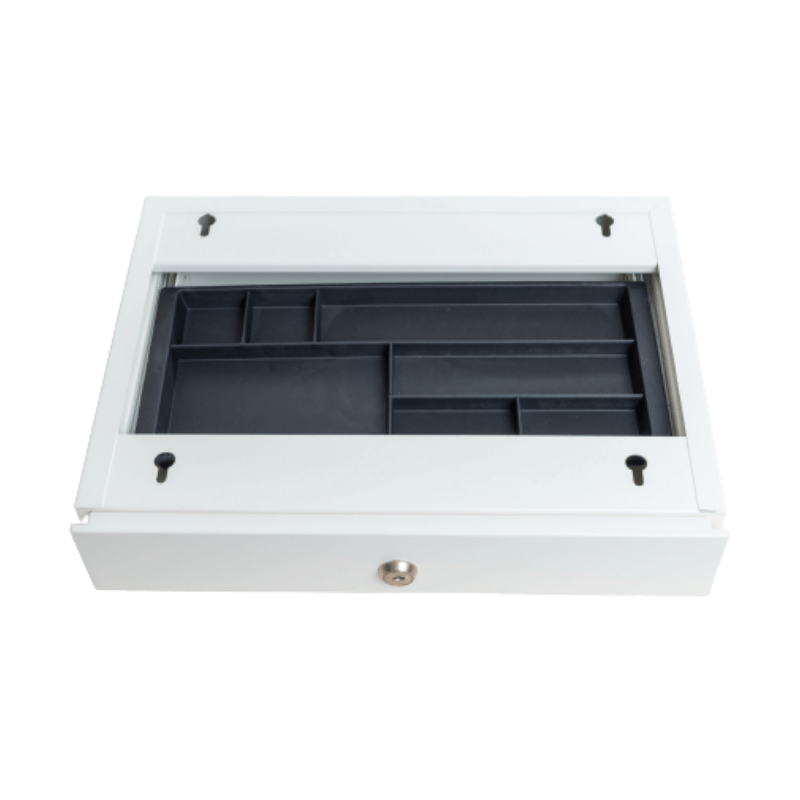 Persoonlijke lade tbv bureau Aluminium