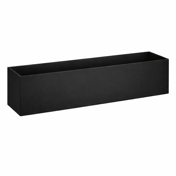 Zwarte plantenbak DSDA 200x50 