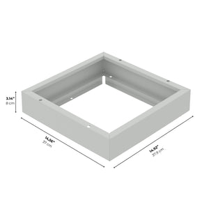 Afmetingen van plint voor locker OKK40 in grijs