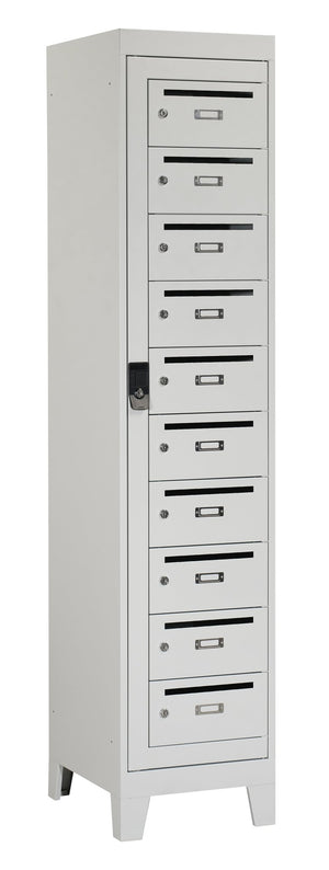 Postlocker OPK 180-1.10 op voet cilinderslot 7035