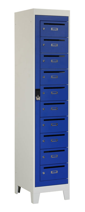 Postlocker OPK 180-1.10 op voet cilinderslot 7035/5010